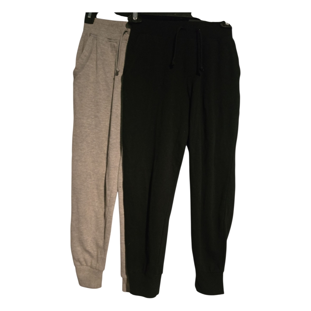 Kids Black and Gray Sweatpants